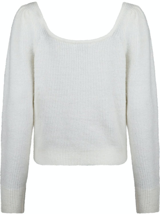 Alba Knit Blouse - Off White