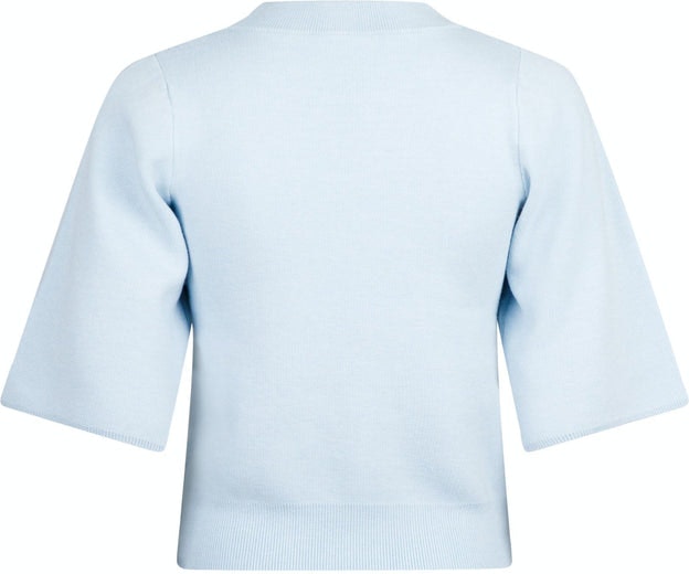 Minka Solid Blouse - Light Blue