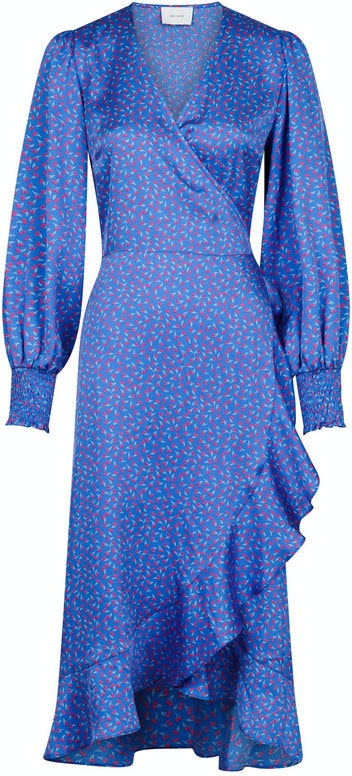 Eva Happy Cherry Dress - Blue