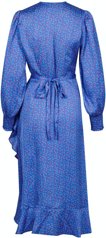 Eva Happy Cherry Dress - Blue