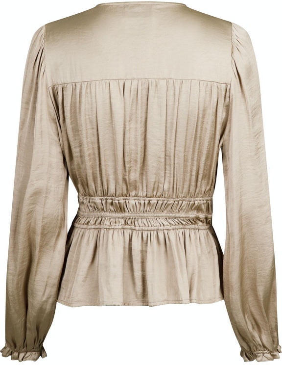 Star Sateen Blouse - Sand