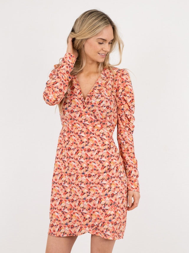 Ruby Creamy Bloom Dress - Rose