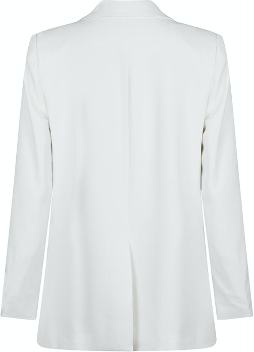 Avery Solid Blazer - White