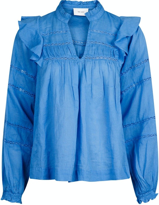 Aroma S Voile Blouse - Blue