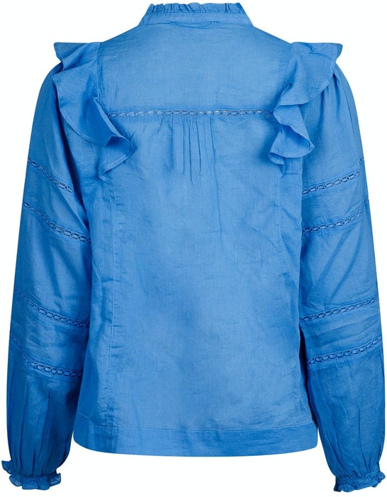 Aroma S Voile Blouse - Blue