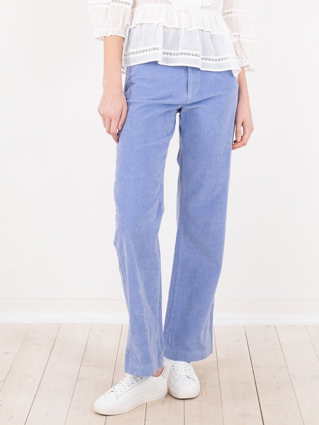 Jennifer Corduroy Pants - Light Blue