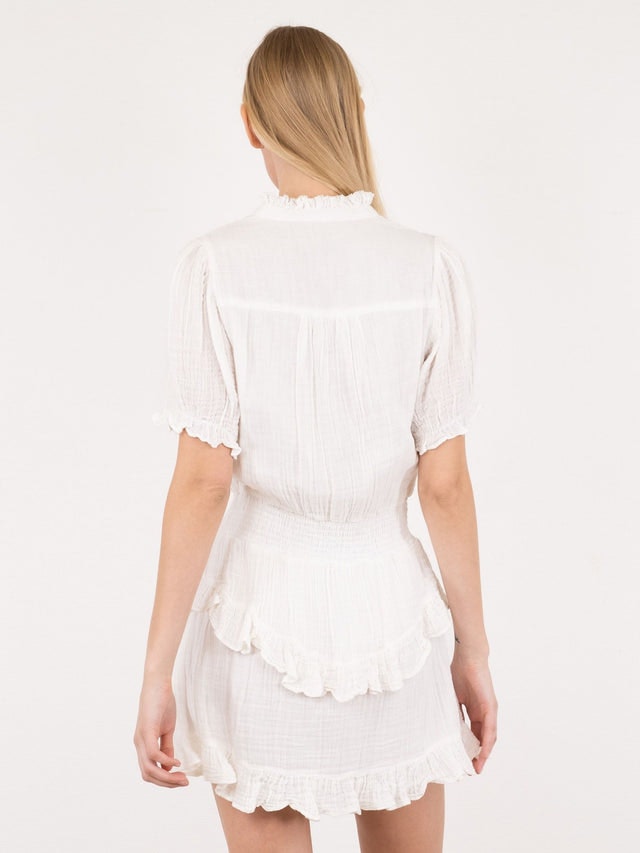 Dunham S Gauze Dress - White