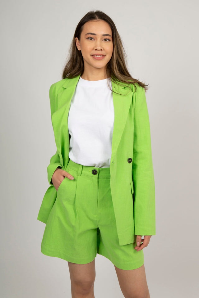 Malvina-Ida LS Blazer - Greenery