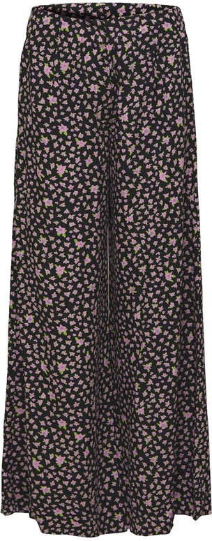 Judita HW Wide Pant - Black AOP