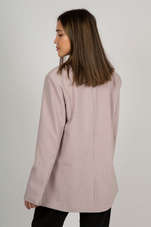Jaida Blazer - Orchid Chk