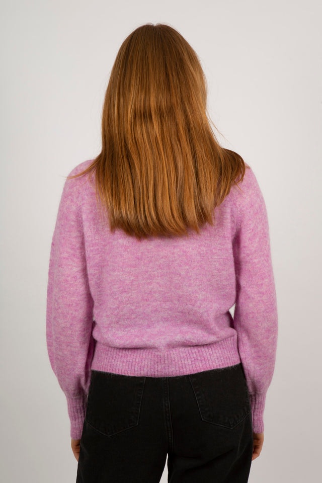 Maimee Mohair Cardigan - Orchid Melange