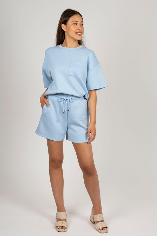 Isora Ima Q Sweat Shorts - Kentucky Blue