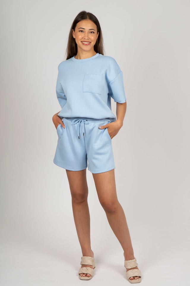 Isora Ima Q Sweat Shorts - Kentucky Blue