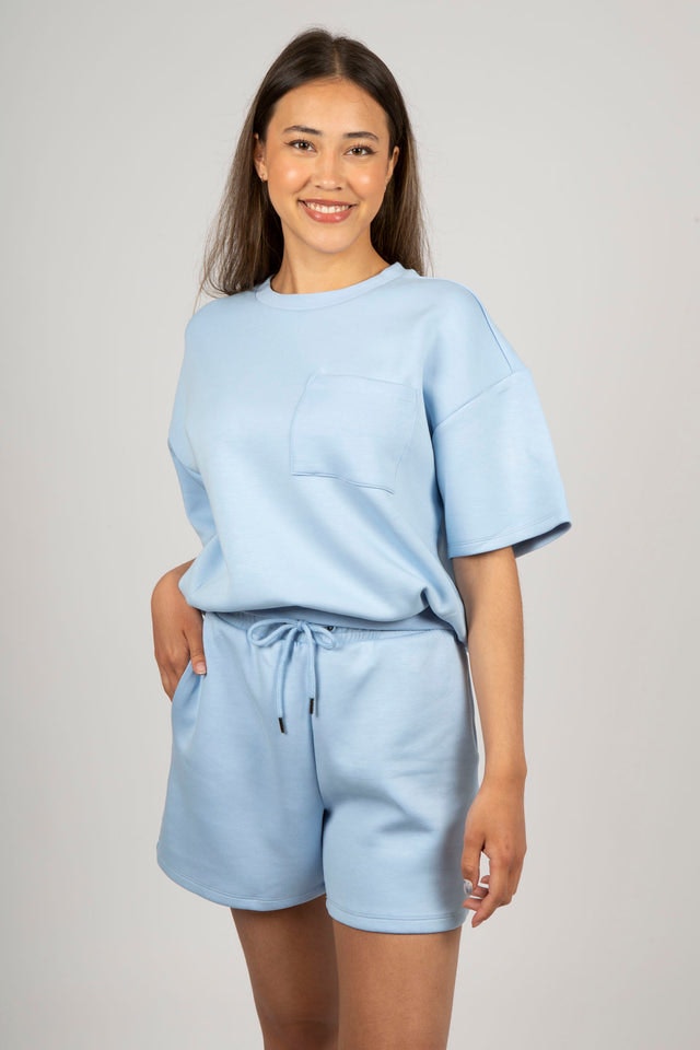 Isora Ima Q Sweat Shorts - Kentucky Blue