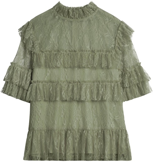 Rachel Blouse - Herb Green - By Malina - Bluser & Skjorter - VILLOID.no