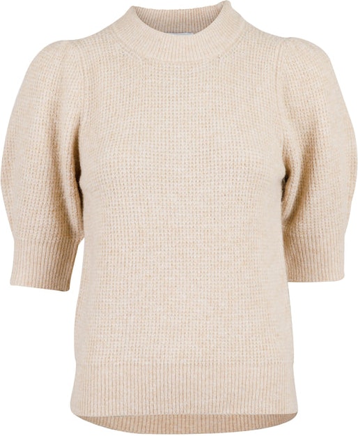 Abi Stitch Blouse - Sand Melange