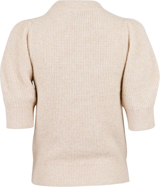Abi Stitch Blouse - Sand Melange