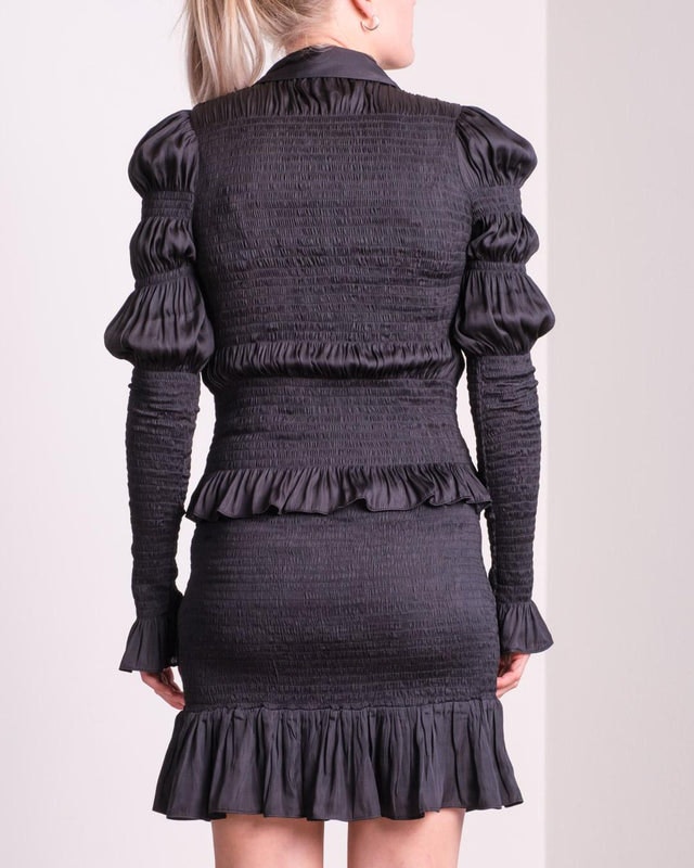 Kat Smock Skirt - Black - Neo Noir - Skjørt - VILLOID.no