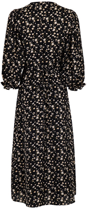 Carisma Flower Dress - Black - Neo Noir - Kjoler - VILLOID.no