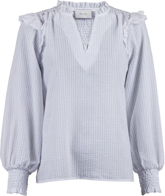 Filja Stripe Blouse - White