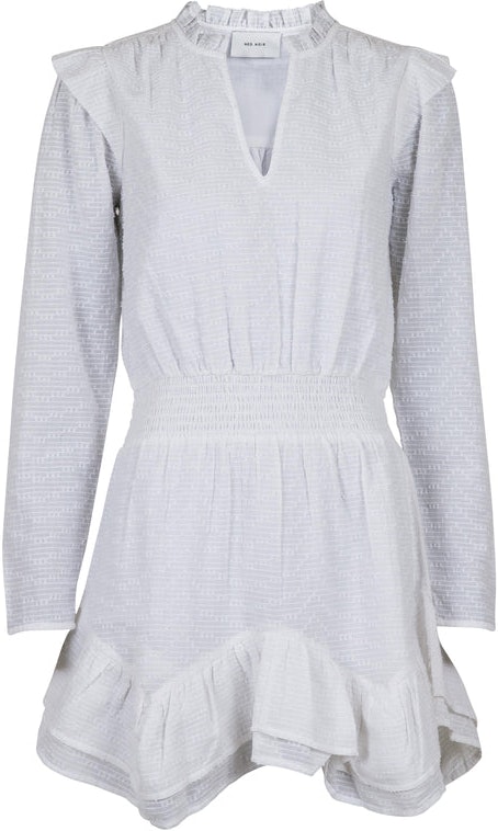 Padua Dobby Dress - White