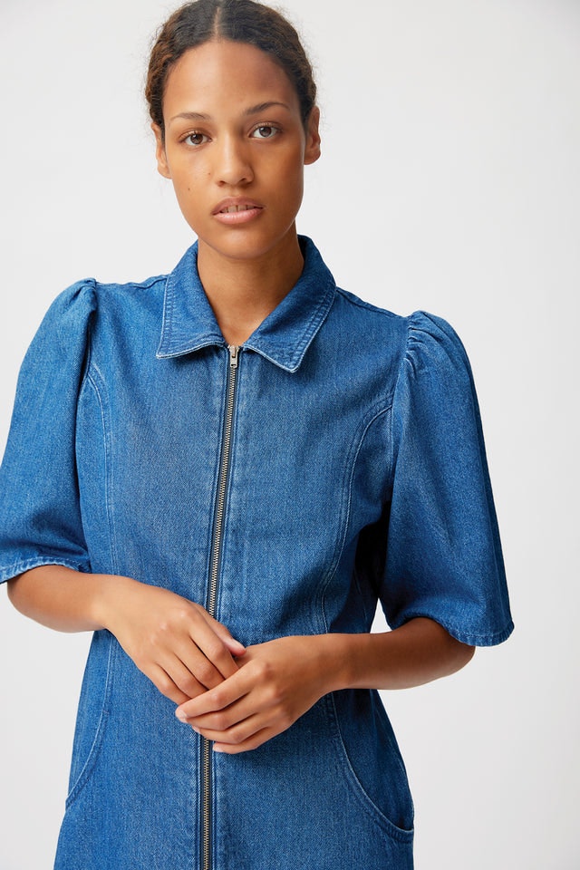 UmatillaGZ Short Dress - Mid Blue