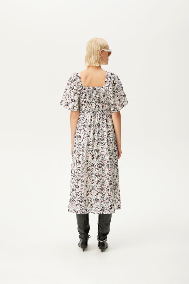 JosyGZ SS Dress - Pink Flower Draft