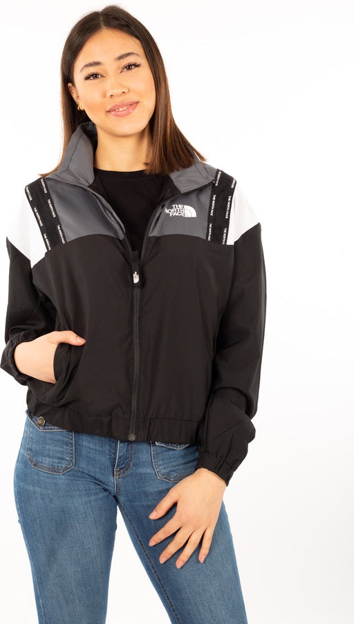 W Train N Logo Wind Jacket - Tnf Black/Vanadis Grey