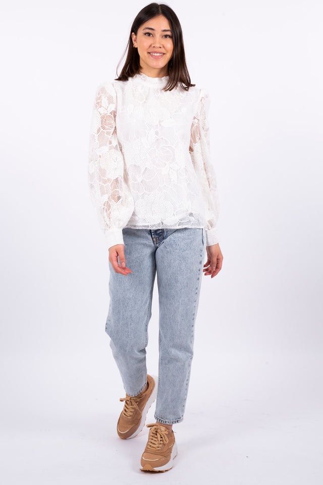 Lace Blouse - White