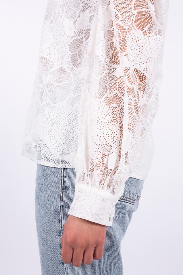 Lace Blouse - White
