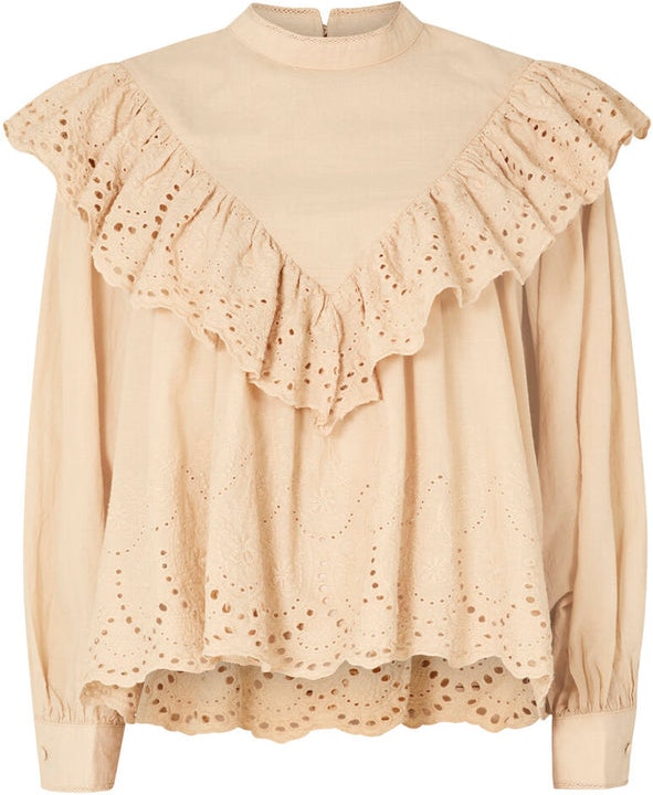 Adele Lace Blouse - Sand