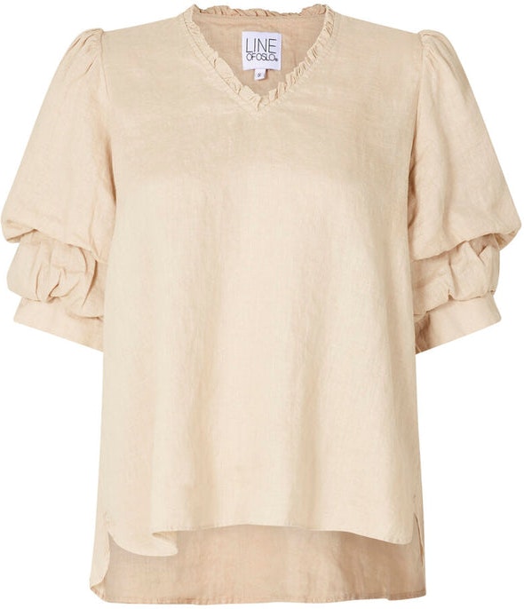 Pie Linen Blouse - Sand