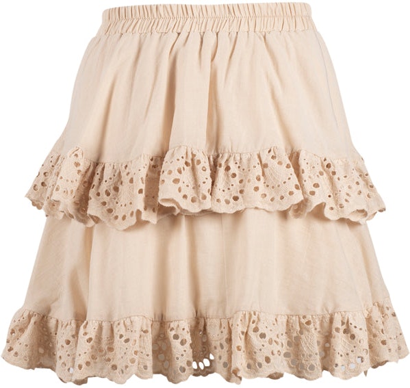Chloe Lace Skirt - Sand