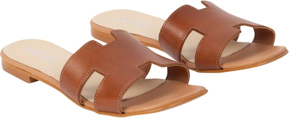 Claire Plain Leather - Cognac