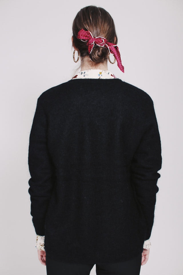 Brook Knit Short Cardigan - Black - Second Female - Gensere - VILLOID.no