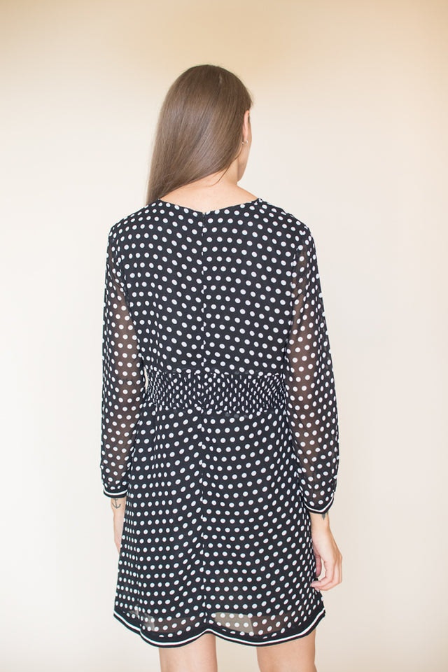 Florette dotsdress - Black - Line of Oslo - Kjoler - VILLOID.no