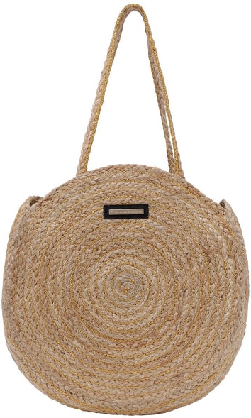 Day Straw Round Bag - Natural - DAY ET - Tilbehør - VILLOID.no
