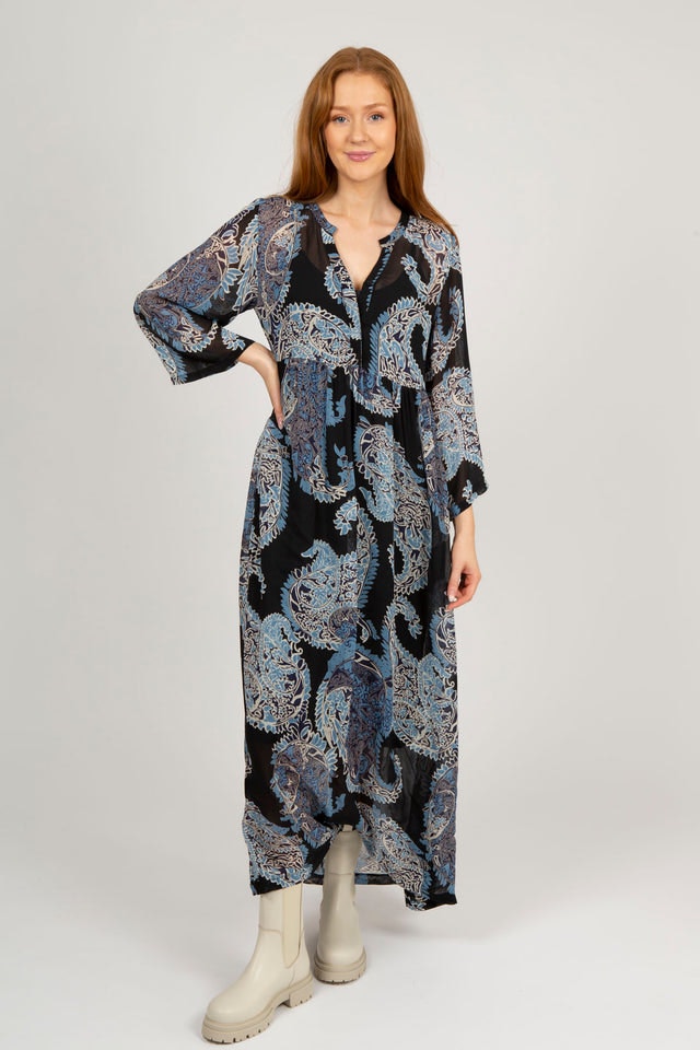 PoloniaPW DR - Dark Navy Paisley