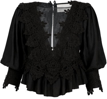 Sort Pia Tjelta Nessi Blouse Bluse - Pia Tjelta - Bluser & Skjorter - VILLOID.no