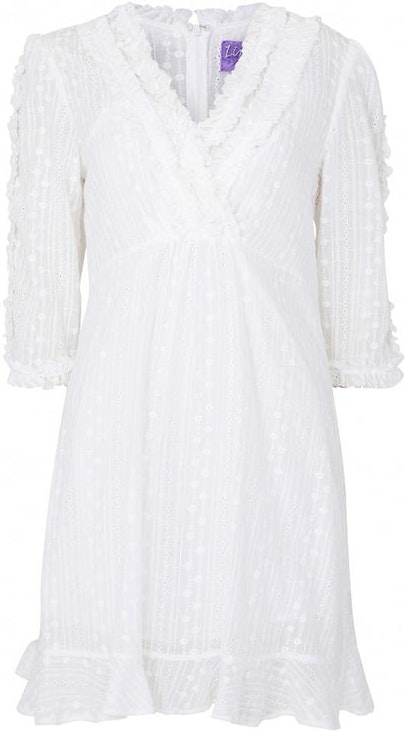 Zelena short lacedress - White - Line of Oslo - Kjoler - VILLOID.no