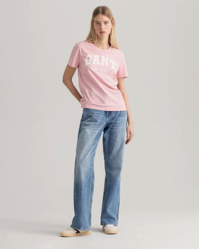 MD. Gant SS T-shirt - Preppy Pink