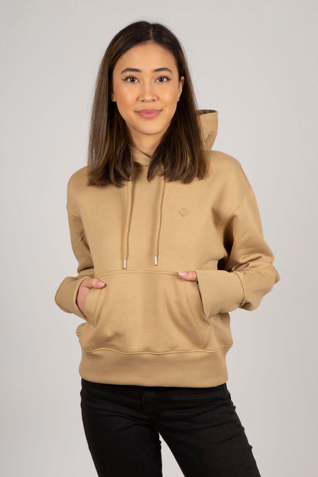 D1. Icon G Essential Hoodie - Dark Khaki