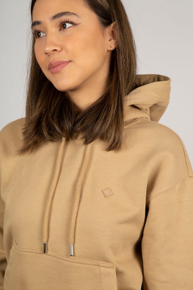D1. Icon G Essential Hoodie - Dark Khaki