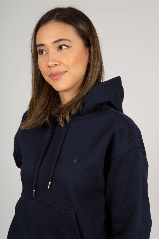 D1. Icon G Essential Hoodie - Evening Blue
