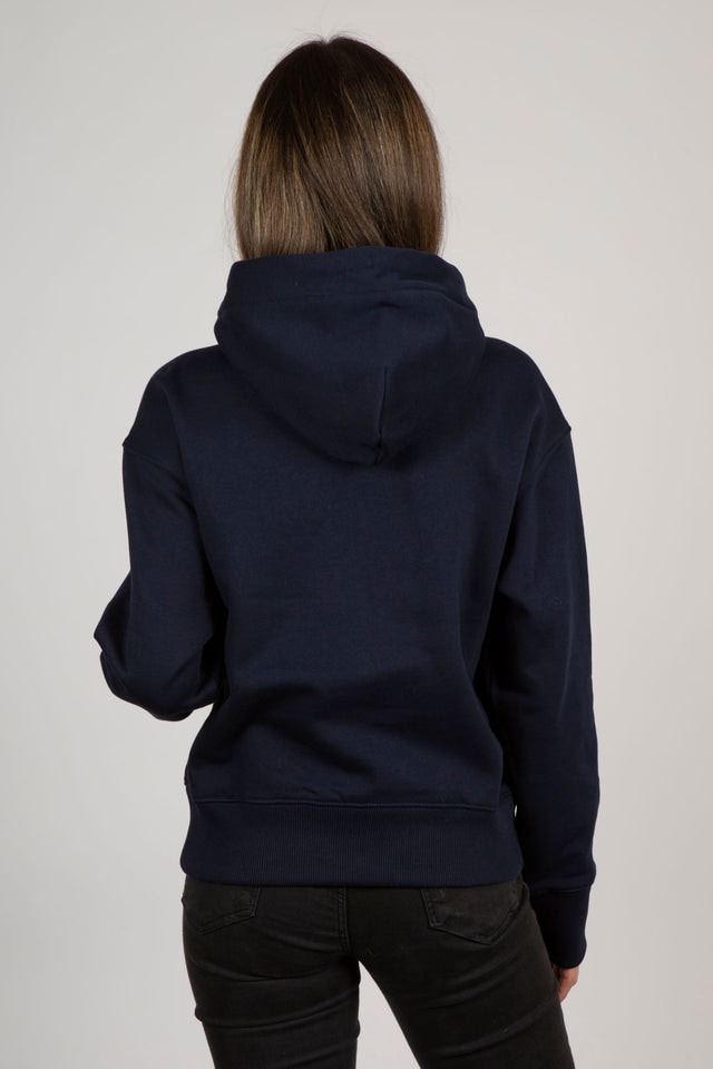 D1. Icon G Essential Hoodie - Evening Blue
