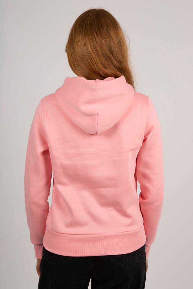 Tonal Archive Shield Sweat Hoodie - Geranium Pink