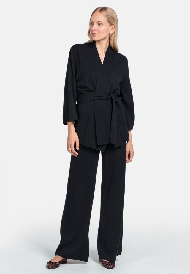 Wool Lounge Sweater - Black - Pierre Robert x Jenny Skavlan - Gensere - VILLOID.no