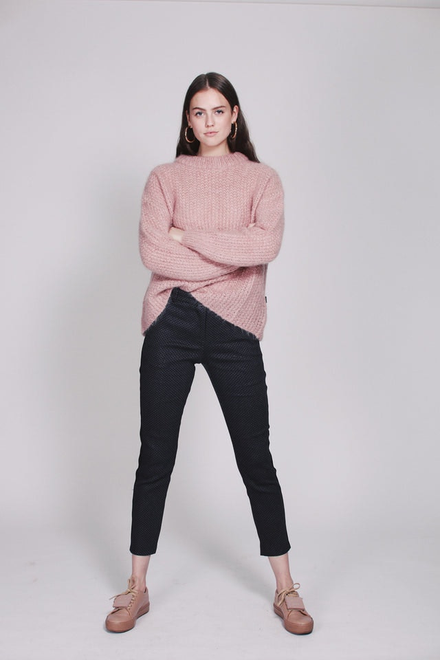 Kylie Crop - Navy Night - FiveUnits - Bukser & Shorts - VILLOID.no