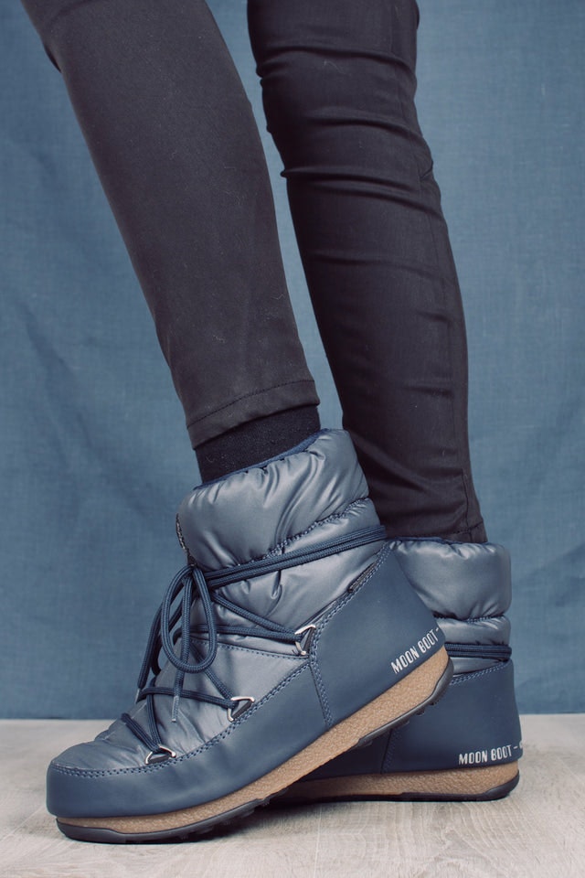 Moon Boot W.E Low Nylon - Denim Blue - Moon Boot - Sko - VILLOID.no