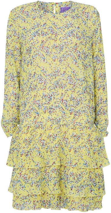 Mini flowerdress - Yellow - Line of Oslo - Kjoler - VILLOID.no